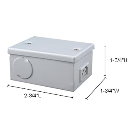 Gorgeousglow Sleek Plus Commercial Grade Metal Hardwire Box GO2594049